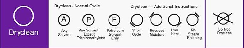 air dry only symbol